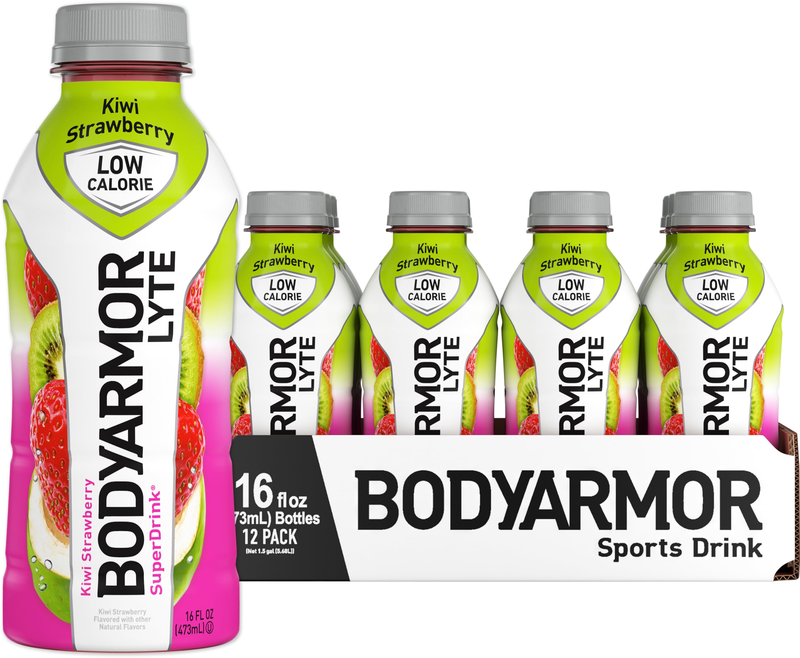 BODYARMOR LYTE Sports Drink Low-Calorie Sports Beverage, Kiwi Strawberry