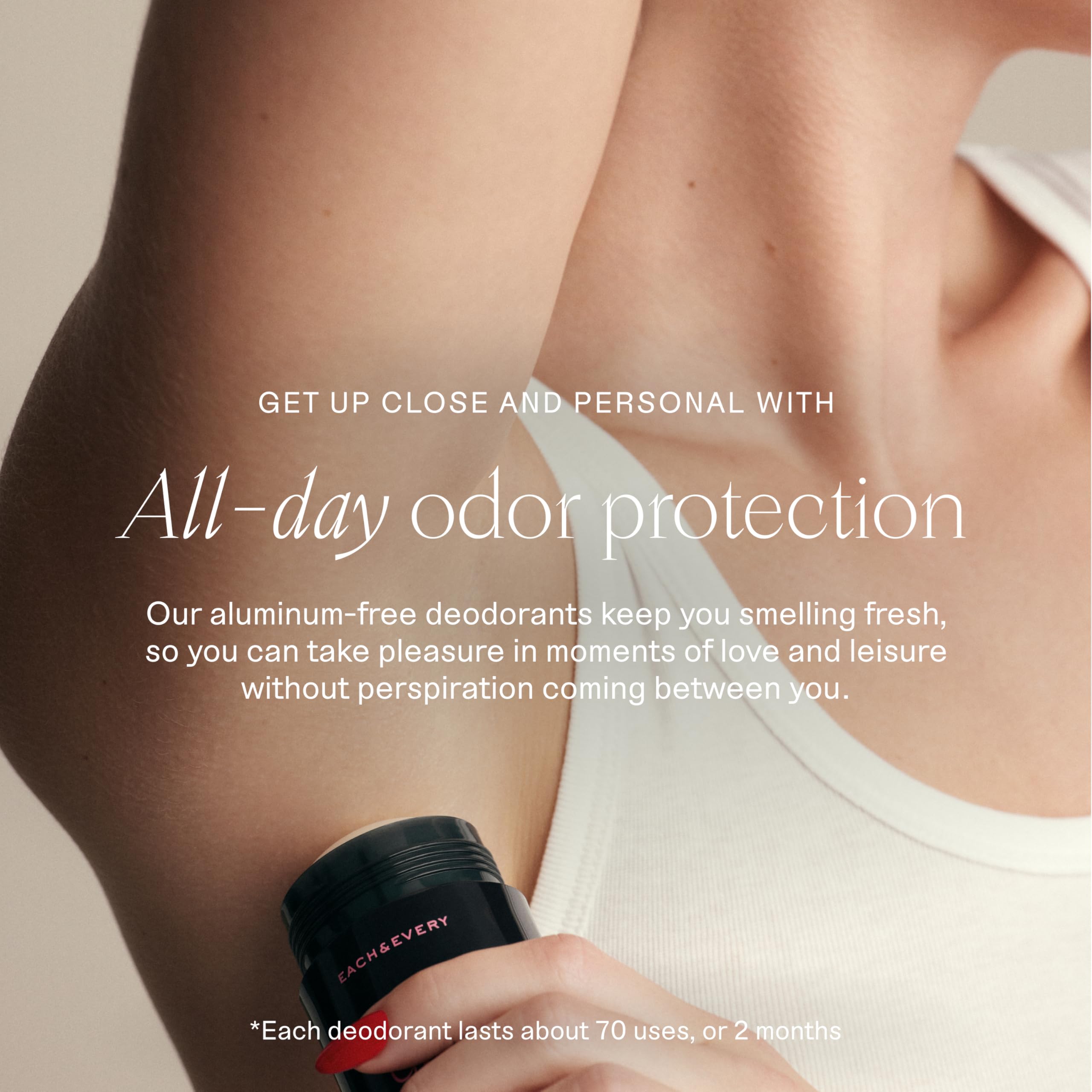Each & Every Lavender & Lemon Aluminum Free Deodorant 2 Pack
