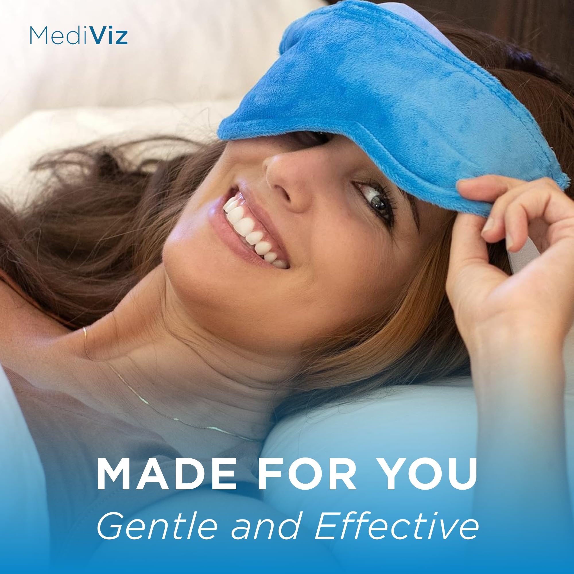 Warm Compress Eye Mask - Moist Heat Treatment for Irritated Eyes & Eyelid Lumps