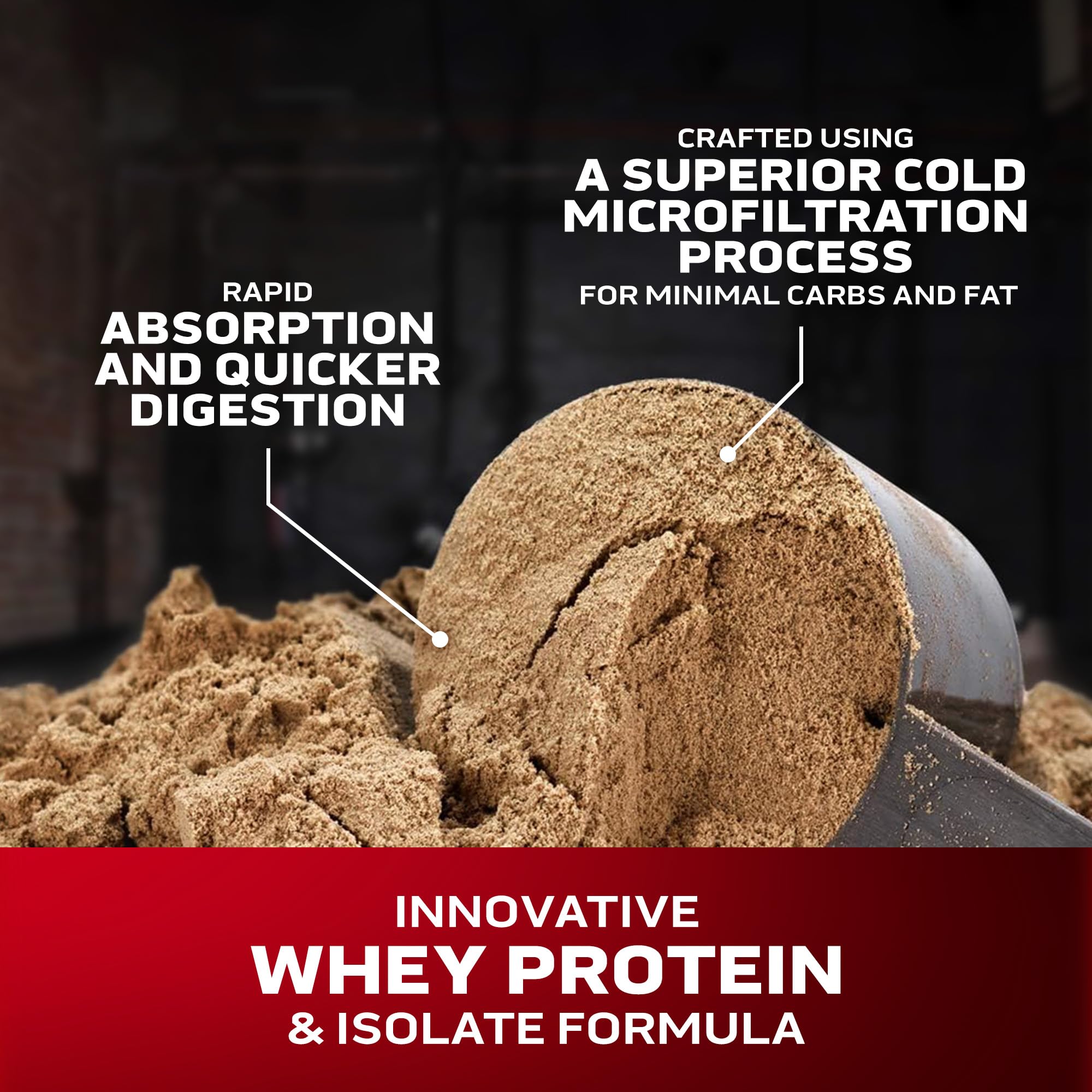 Muscletech Whey Protein Powder (Double Rich Chocolate, 5LB) - Nitro-Tech Whey Protein Isolate Smoothie Mix for Lean Muscle & Recovery - 24g of Whey Gold Protein for Women & Men - Packaging May Vary