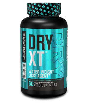 Jacked Factory Dry-XT Water Weight Loss Diuretic Pills - Natural Supplement