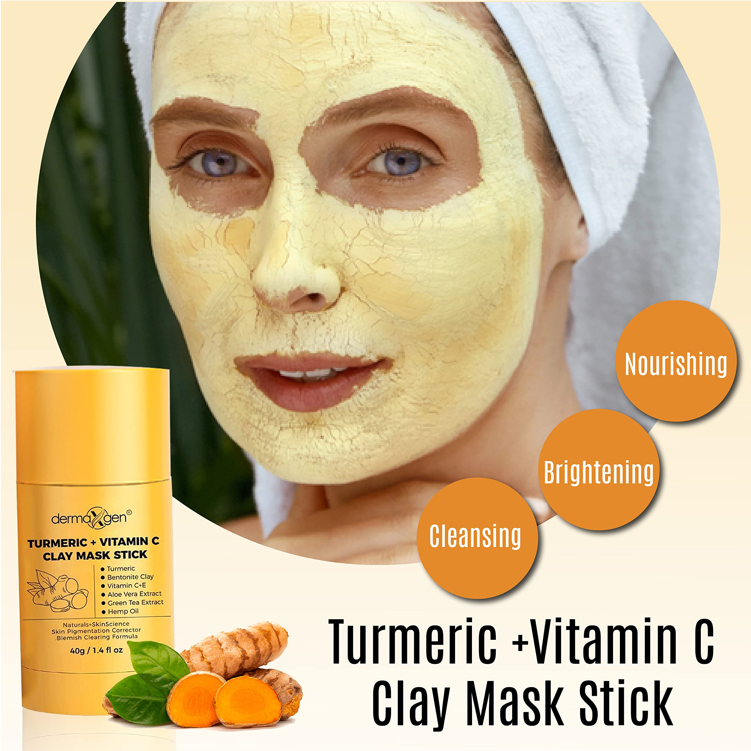 DERMAXGEN Glow Boosting Moisturizer Set - Organic Anti-Aging & Acne Control for Normal to Oily Skin - Dark Spot Remover & Pore Refiner (Set of 4)