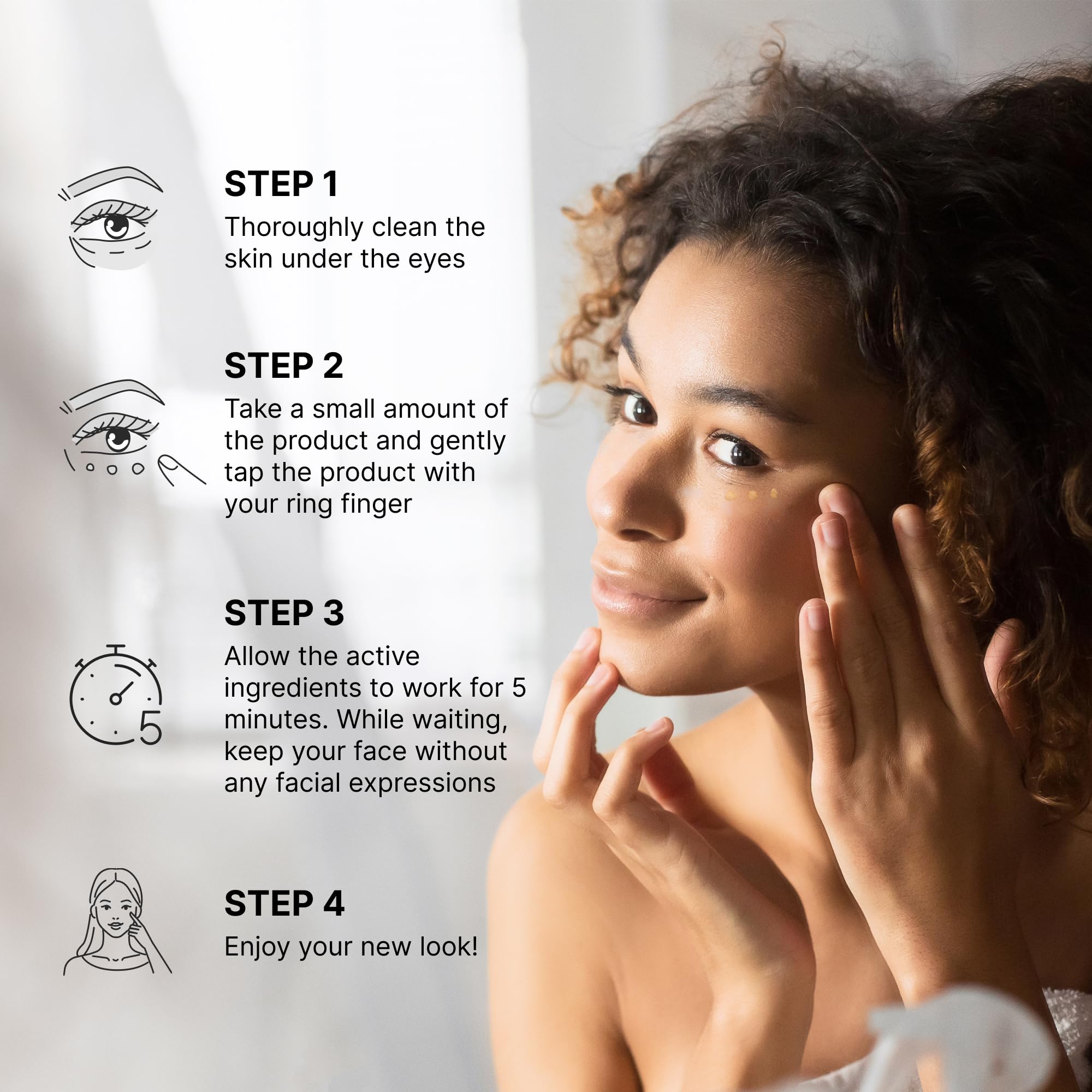 SEAMANTIKA PUFFINESS AWAY Eye Cream - Instant Eye Bag Remover & Puffiness Reducer with Eyeliss™ & Vitamin C (0.8 fl. oz)