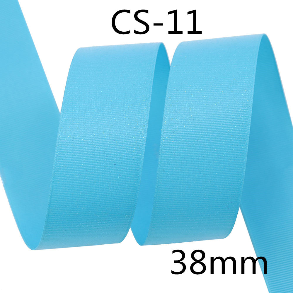 Glitter Ribbed Ribbon 38mm Sparkle Gift Wrapping Craft Decoration Band