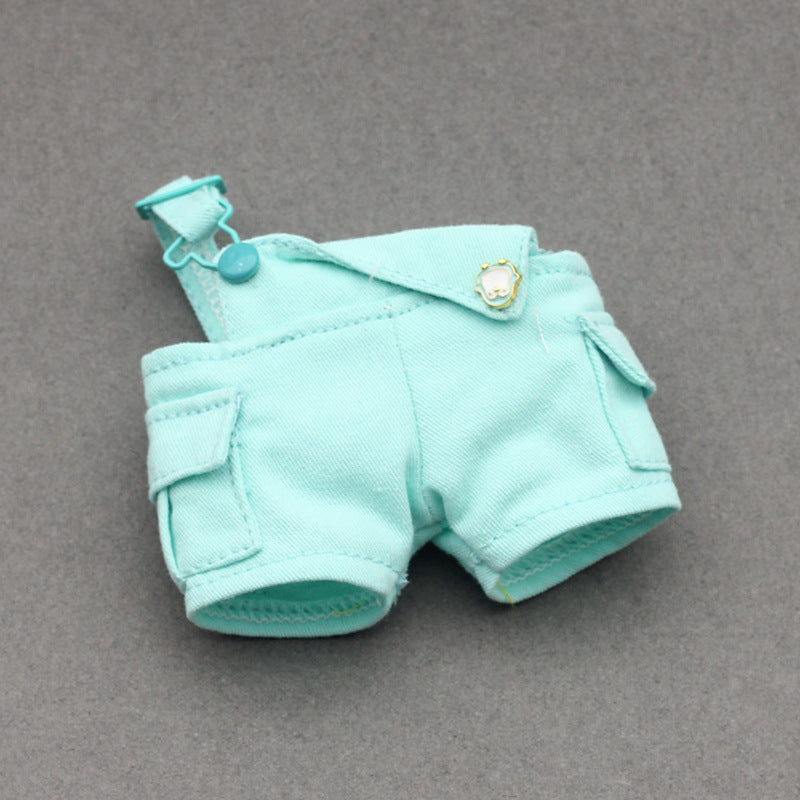 Fashion Doll Overalls Mini Suspender Pants Cute Outfit Clothes Accessories