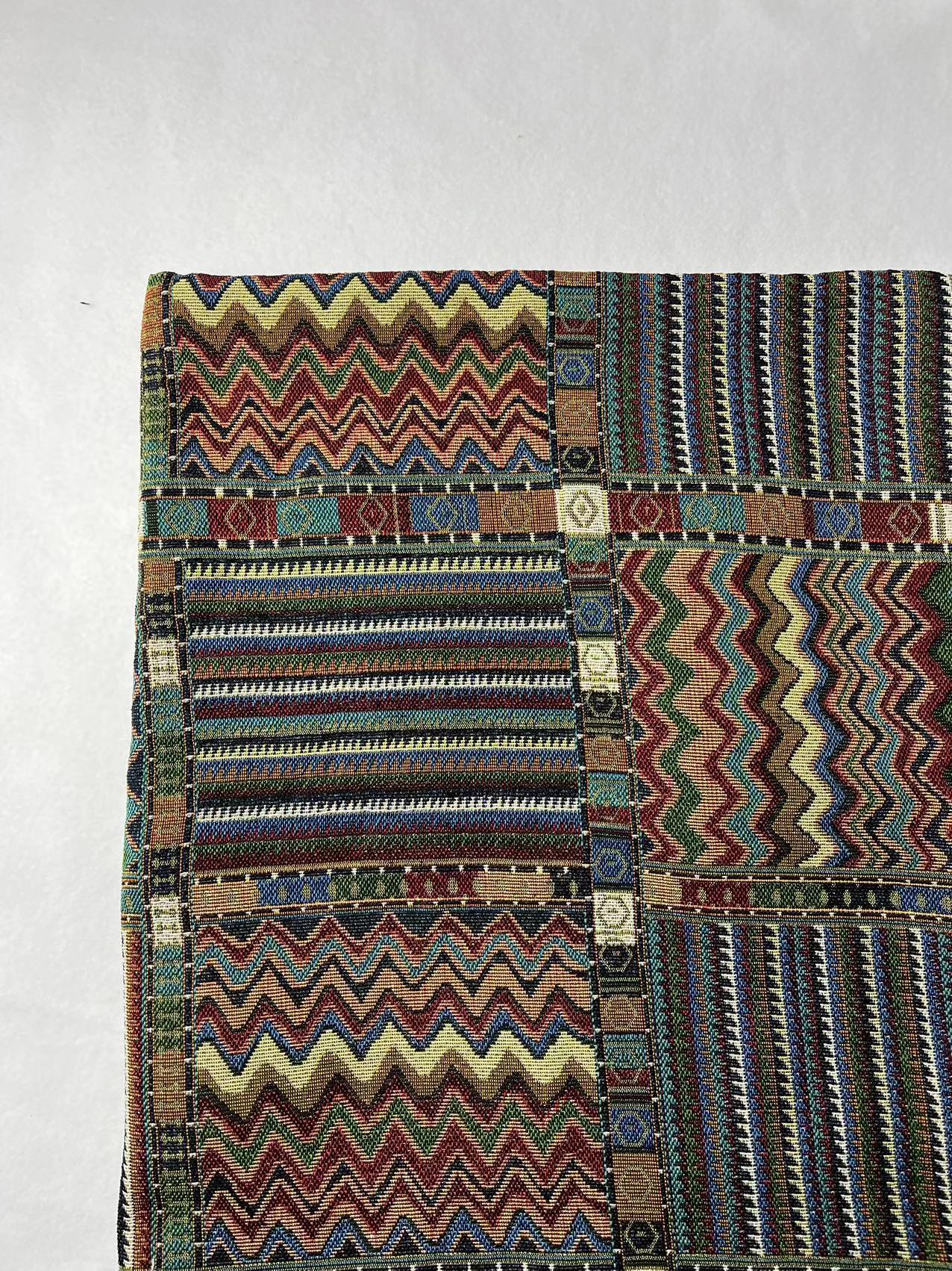 Ethnic Jacquard Fabric Polyester Upholstery Sewing Cloth 147cm Wide