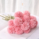 Artificial Dandelion Chrysanthemum Silk Flower Bouquet Home Wedding Decor