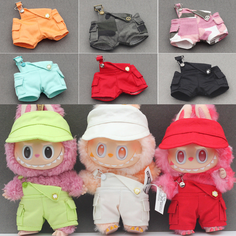 Fashion Doll Overalls Mini Suspender Pants Cute Outfit Clothes Accessories