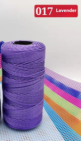 Ice Silk Yarn 1.5mm Polypropylene Crochet Thread DIY Knitting Yarn