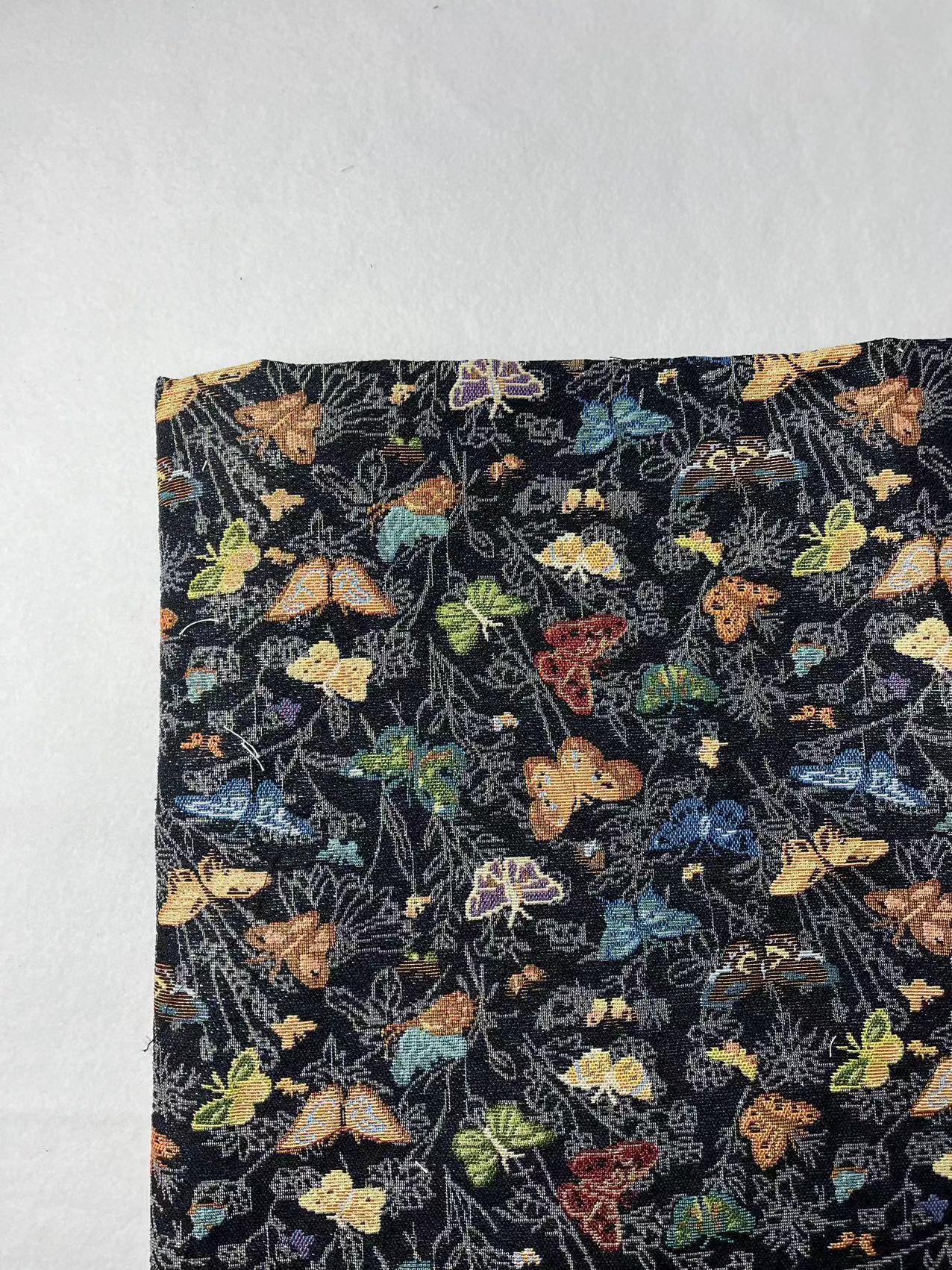 Ethnic Jacquard Fabric Polyester Upholstery Sewing Cloth 147cm Wide