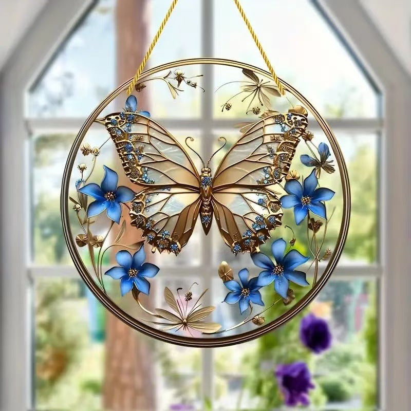 acrylic butterfly wall decor modern hanging art home decoration