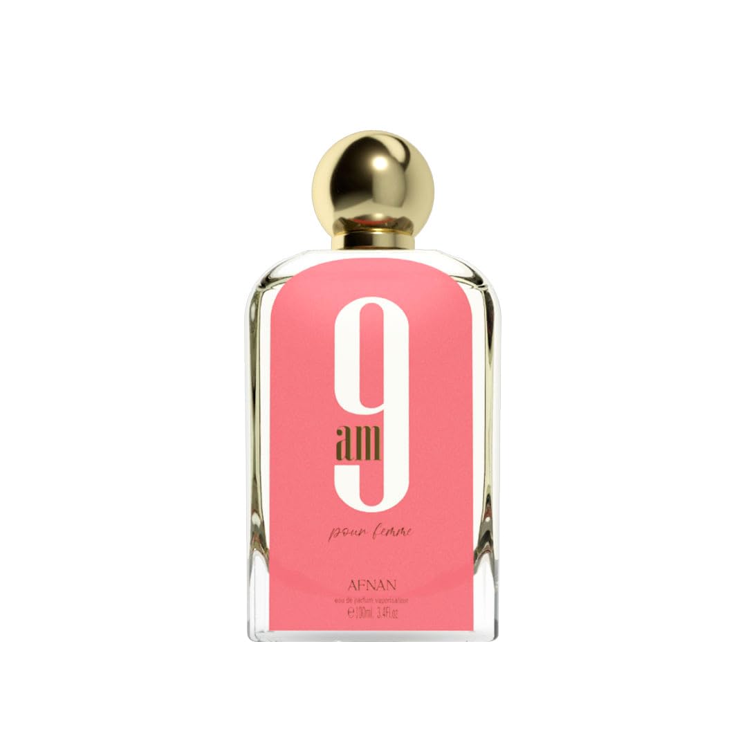 Afnan 9 AM Pour Femme Eau de Parfum 3.4 fl oz perfume bottle