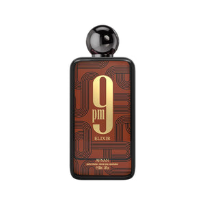 Afnan 9 PM Elixir unisex extrait de parfum 3.4 fl oz fragrance bottle