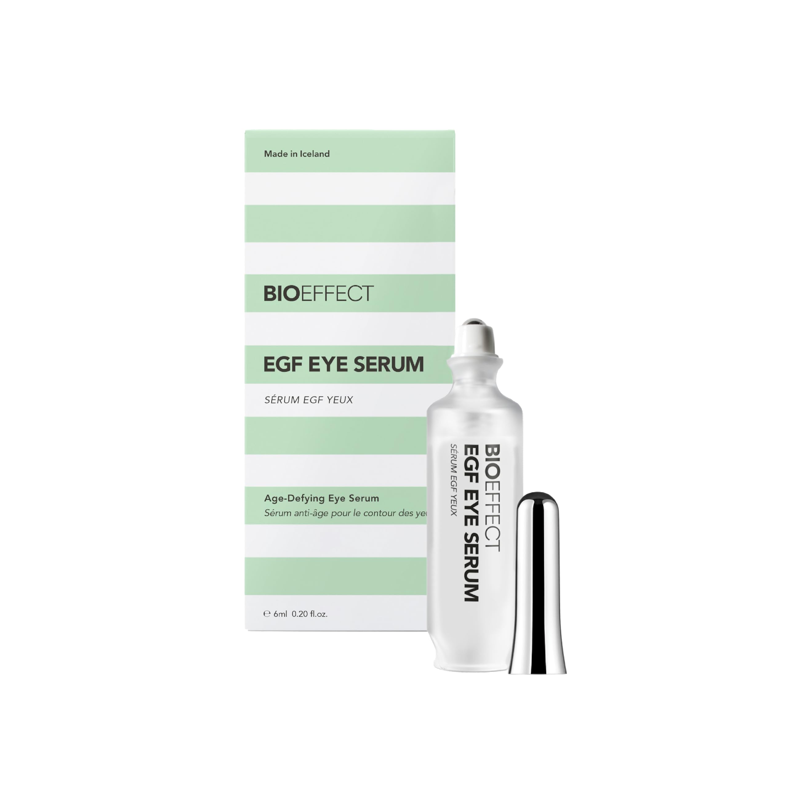 BIOEFFECT EGF Eye Serum Bottle with Steel Rollerball Applicator