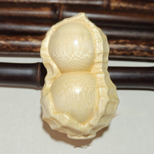 bamboo peanut ornament handmade natural lucky home decor gift