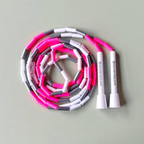 Beaded Jump Rope 128g PE Freestyle Skipping Rope 4.5mm Fitness Cardio Training Rope