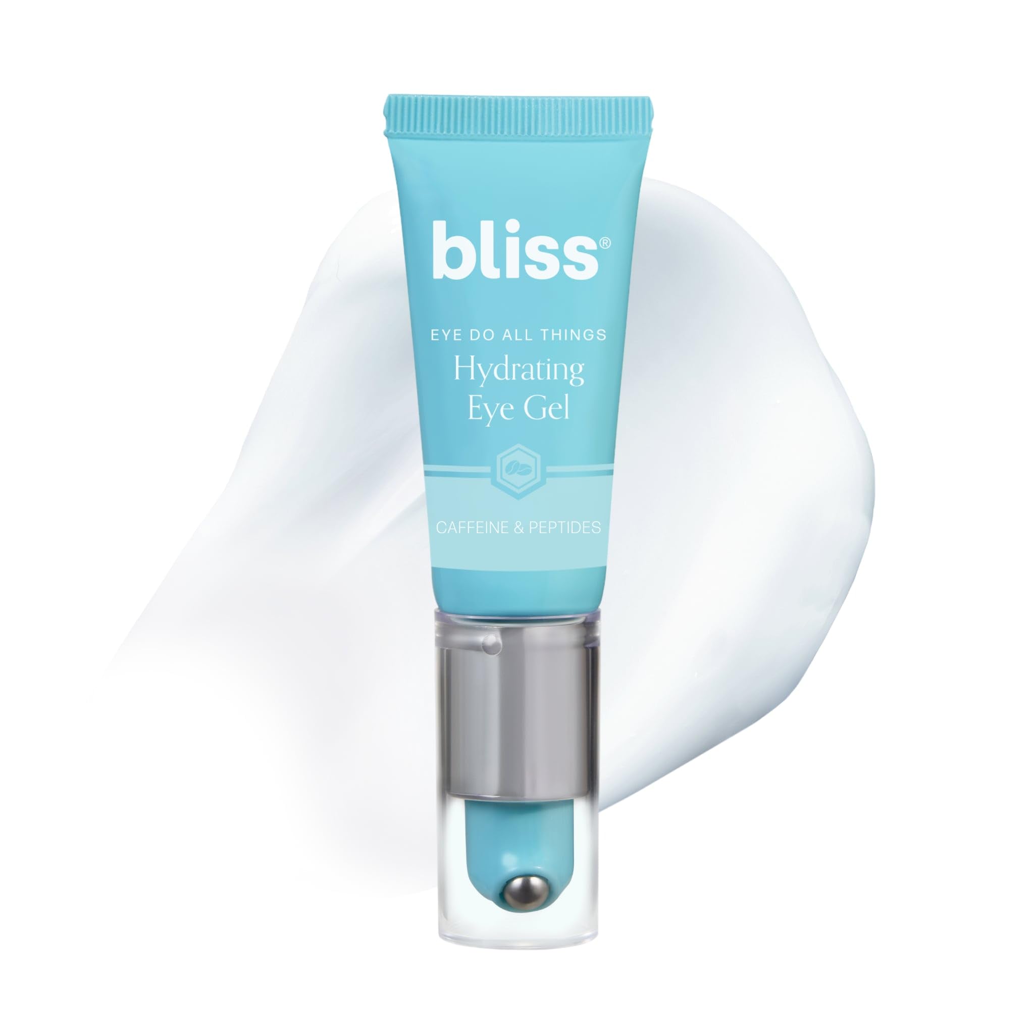Bliss Eye Do All Things Hydrating Eye Gel with cooling steel rollerball applicator.