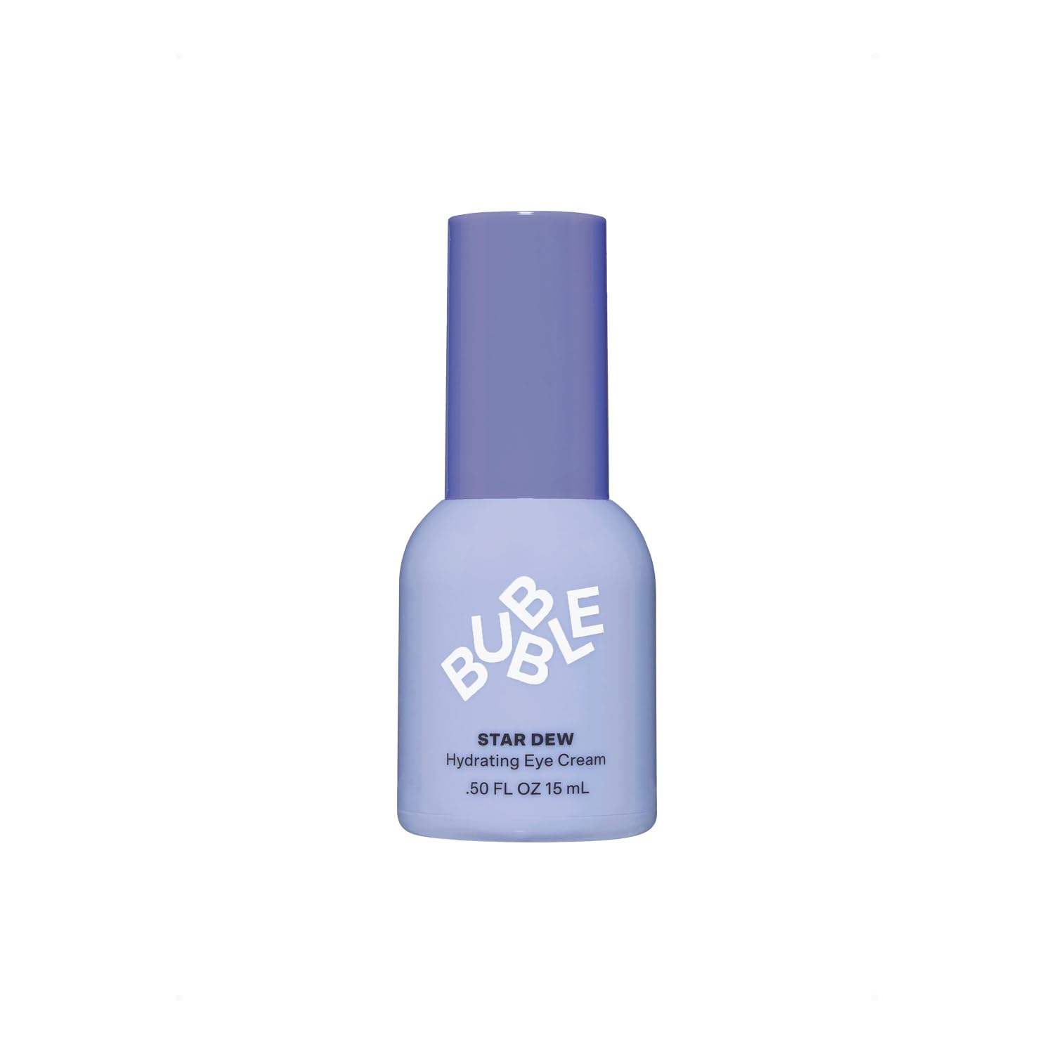 Bubble Skincare Star Dew Hydrating Eye Cream 15ml, featuring its signature bright packaging and dewy-finish formula.
