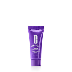 Clinique Smart Clinical Repair Mini 0.34 Fl Oz bottle – a small but powerful anti-aging serum for travel.