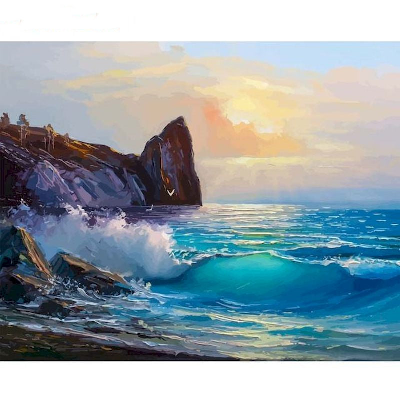custom paint by numbers kit photo canvas diy portrait landscape painting set