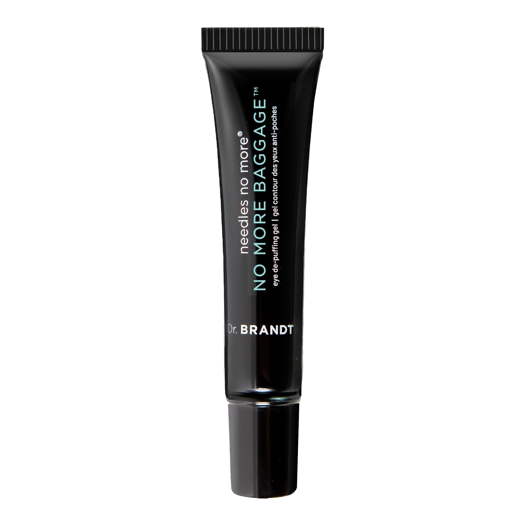 Dr. Brandt Needles No More, No More Baggage 0.23 oz mini travel-size tube for instant eye bag reduction.