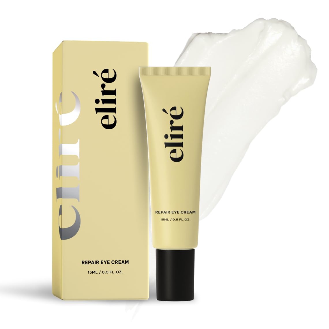 Eliré Repair Eye Cream 15ml bottle, a lightweight and fast-absorbing cream for strengthening the under-eye barrier and reducing aging signs.