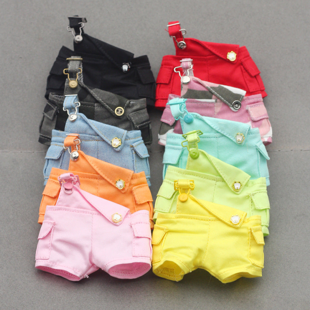 fashion mini doll overalls suspender pants cute toy clothing accessories