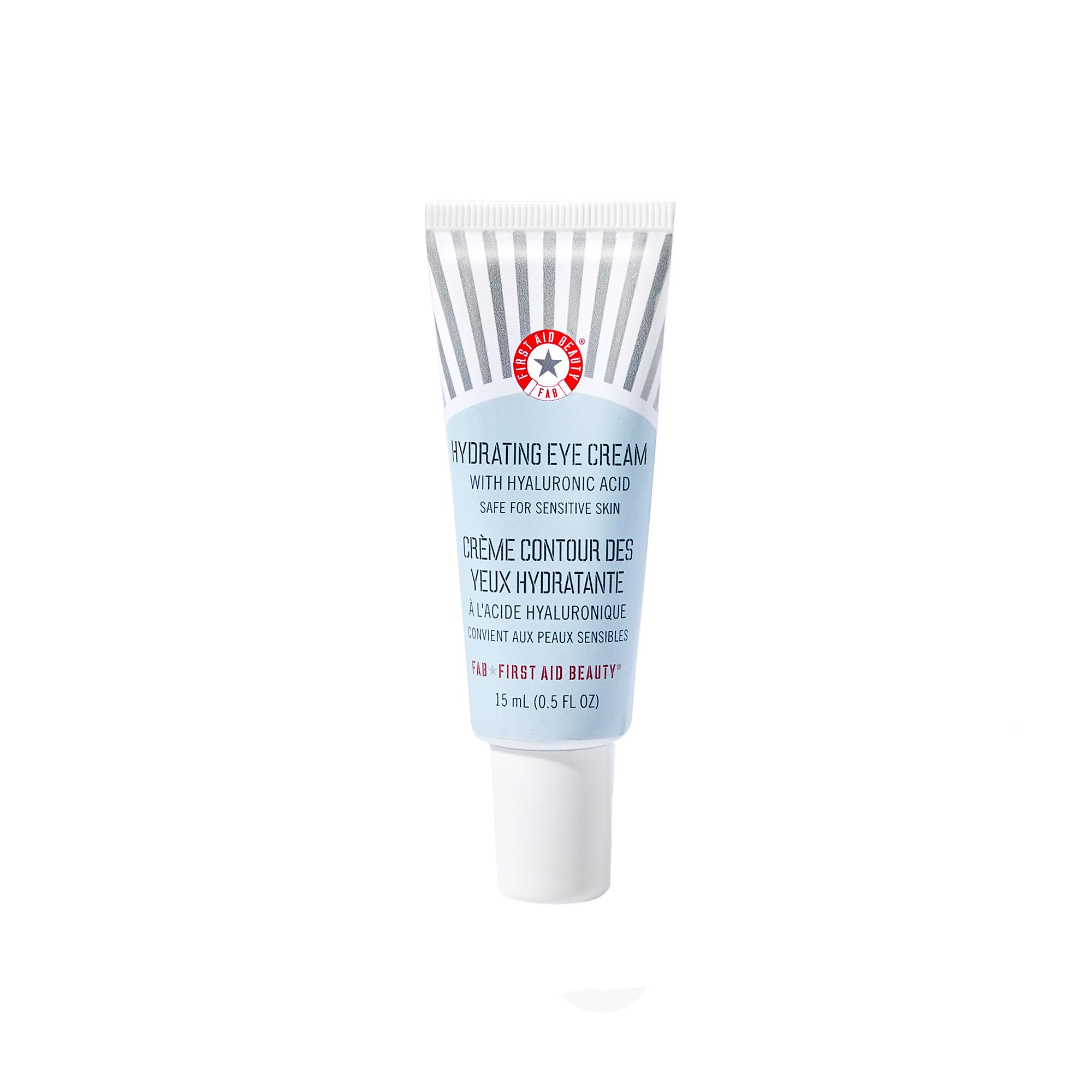 First Aid Beauty hydrating eye cream with hyaluronic acid for fine lines wrinkles and puffiness 0.5 oz