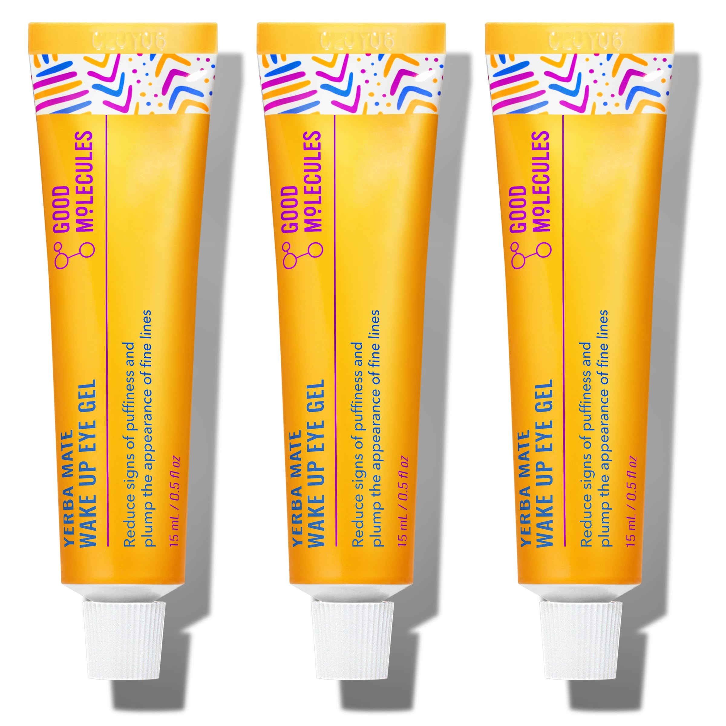 Good Molecules Yerba Mate Wake Up Eye Gel Pack of 3 15 ml each