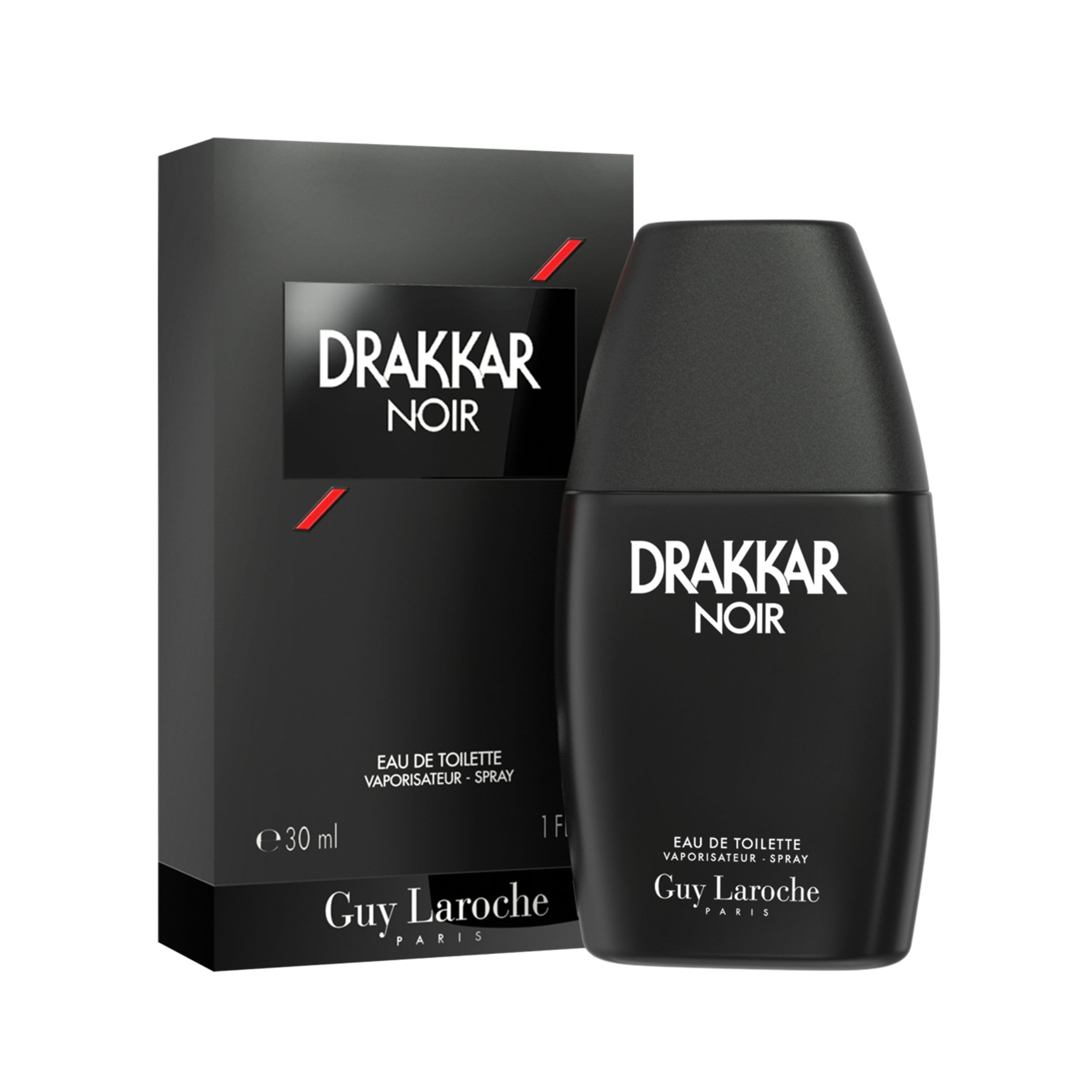 Guy Laroche Drakkar Noir Eau de Toilette for Men 1.0 fl oz cologne bottle