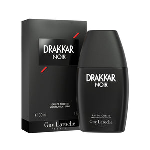 Guy Laroche Drakkar Noir Eau de Toilette for Men 1.0 fl oz cologne bottle