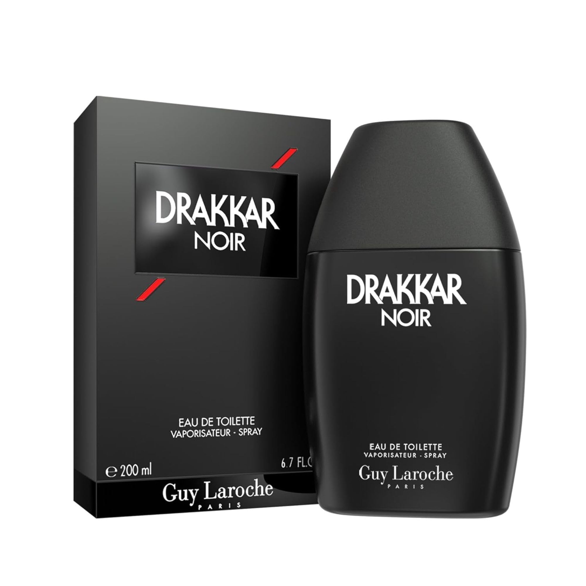 Guy Laroche Drakkar Noir Eau de Toilette for Men 6.8 fl oz cologne bottle