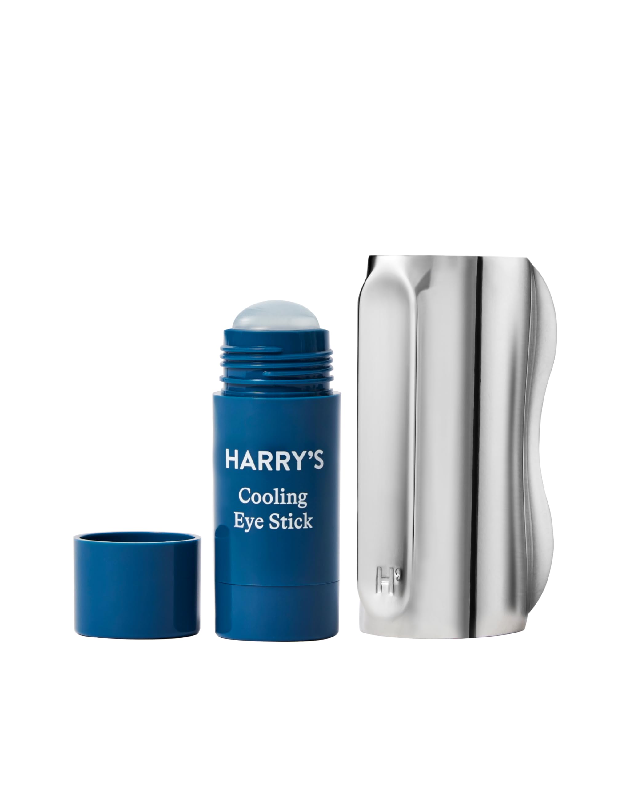 Harry's Cooling Eye Kit for Men with Gua Sha Depuffing Facial Massage Tool and Cooling Eye Stick for Puffy Eyes and Dark Circles