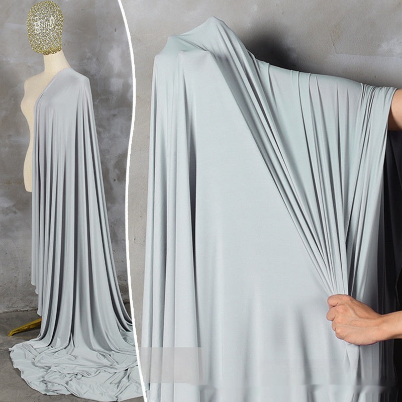 ice silk yoga fabric high elastic breathable stretch sportswear fabric 1m