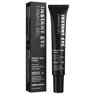 1 Fl Oz bottle of Instant Firming Eye Cream, a rapid-action treatment for tightening under-eye bags and reducing puffiness.