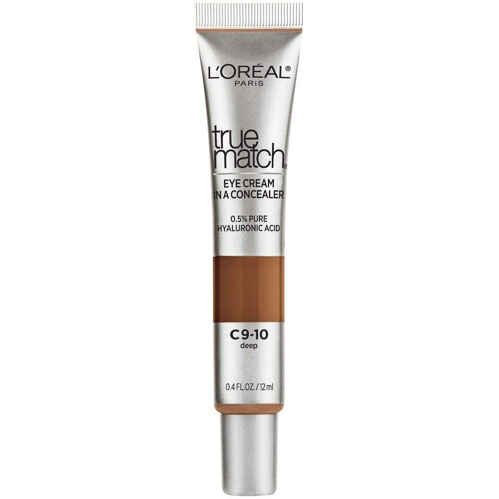 L’Oréal Paris True Match Eye Cream in a Concealer - Shade Deep C9-10 Cool for Very Deep Skin Tones