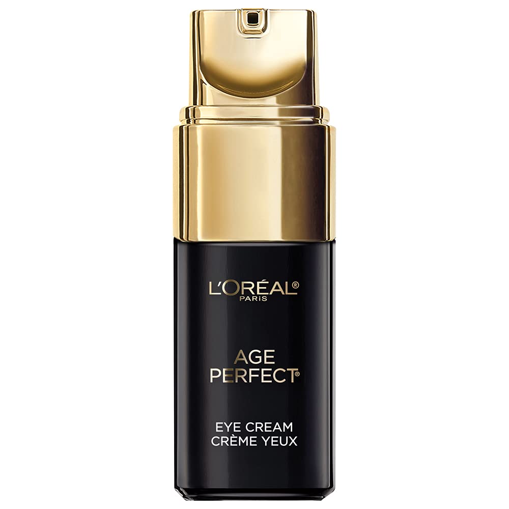 L'Oreal Paris Age Perfect Cell Renewal Anti-Aging Eye Cream 0.5 fl oz jar for mature skin.