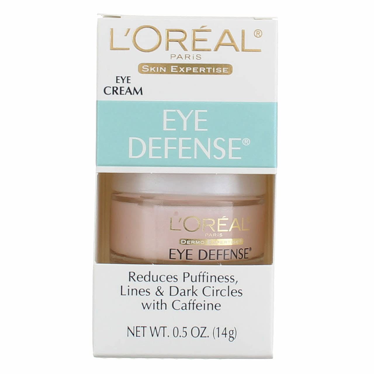 Pack of 2 L'Oreal Paris Dermo-Expertise Eye Defense Gel-Cream Jars (15ml each)