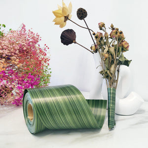 leaf satin ribbon 10cm wide double sided decorative craft ribbon
