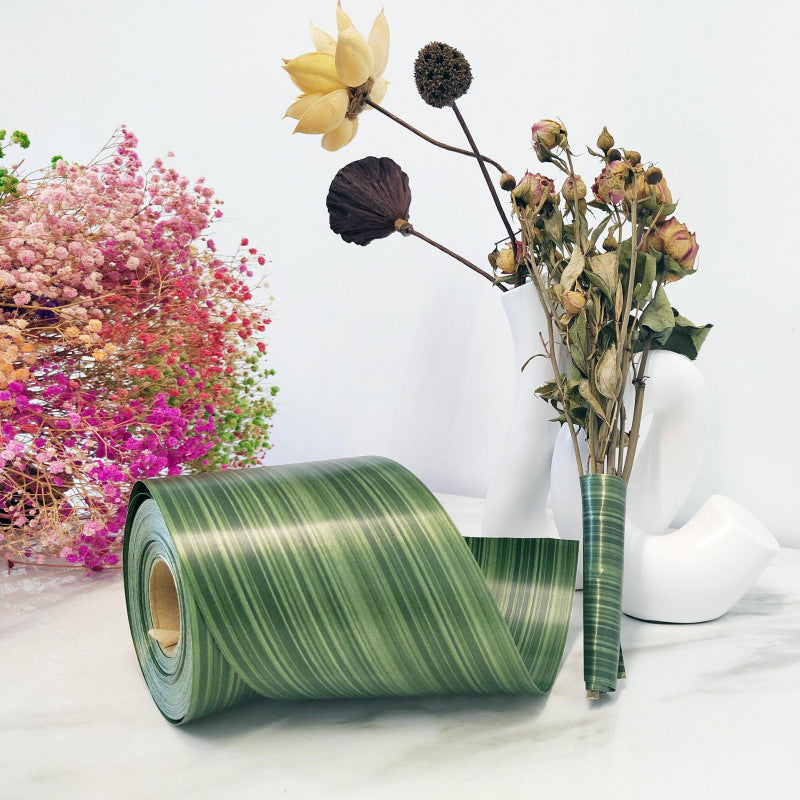 leaf satin ribbon 10cm wide double sided decorative craft ribbon