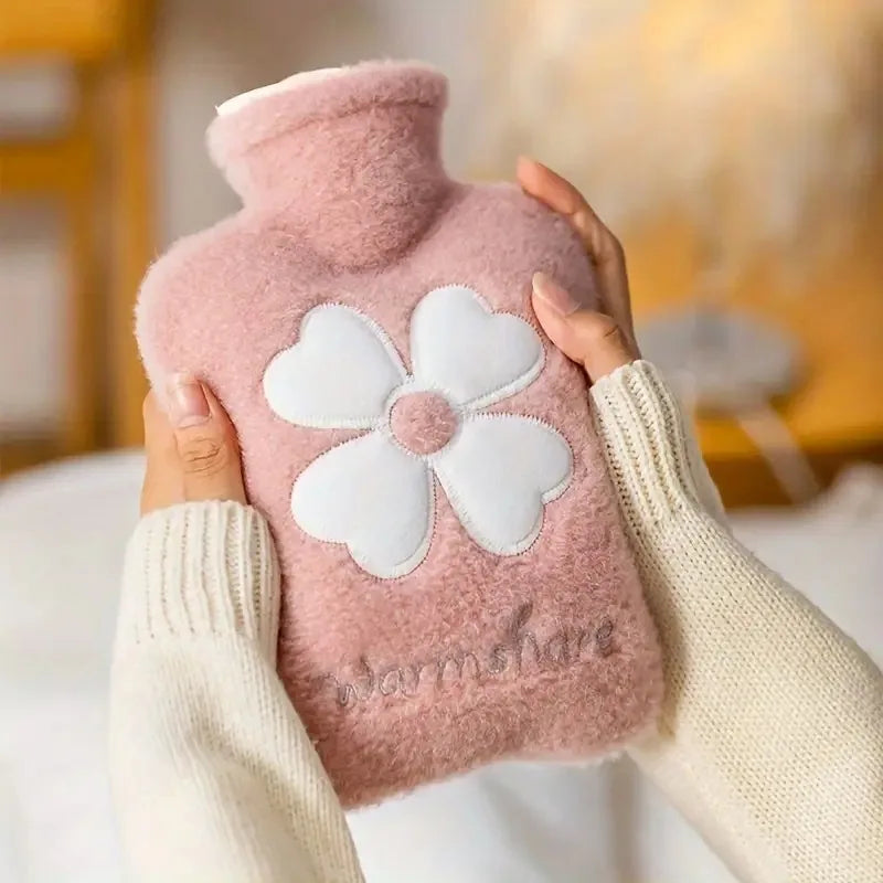 Leak-proof hot water bottle for winter hand and waist warming at home