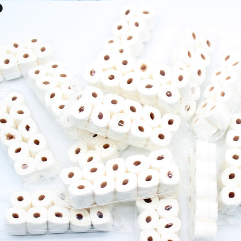 mini tissue roll toy simulated paper toilet model kids pretend play set