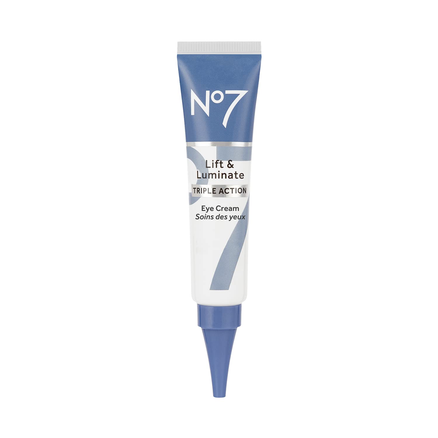 No7 Lift & Luminate Triple Action Eye Cream 0.5 oz Tube - Targeted Anti-Aging Treatment for Eyes