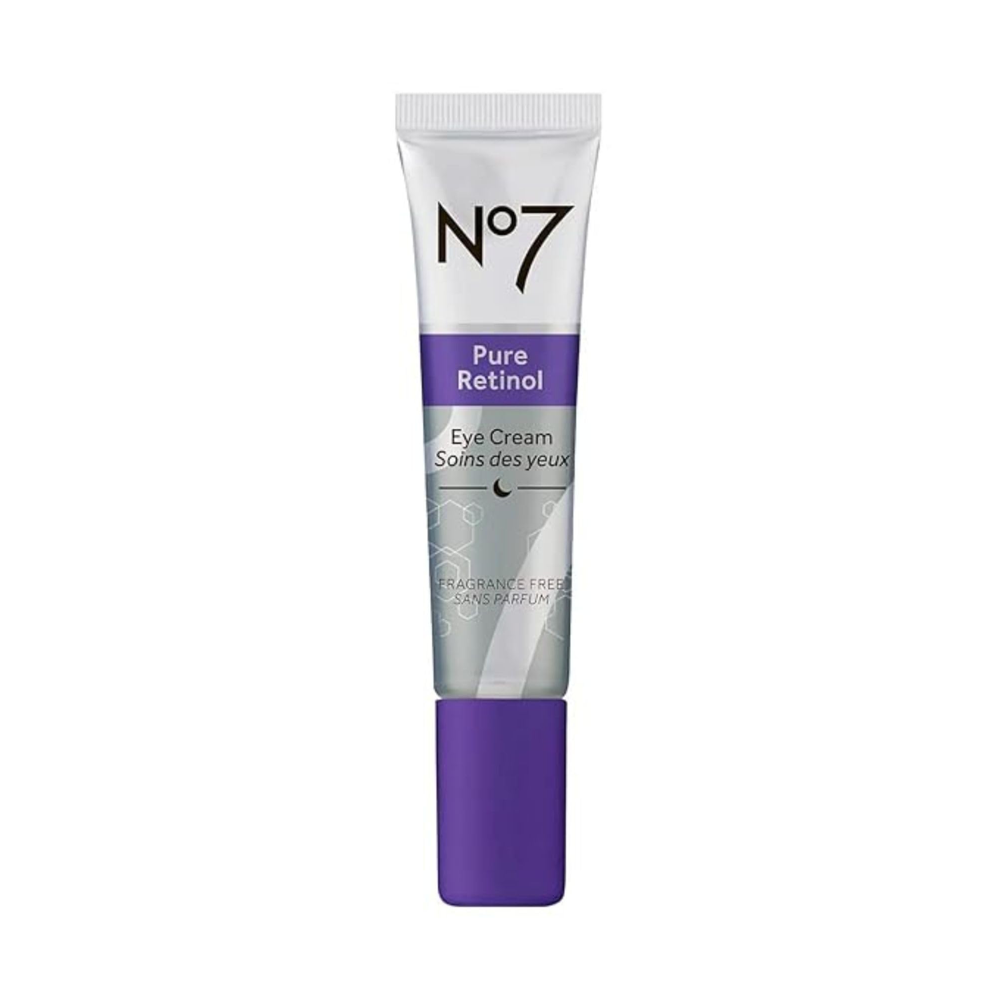 No7 Pure Retinol Eye Cream 15ml tube – professional strength retinol treatment for eye wrinkles.