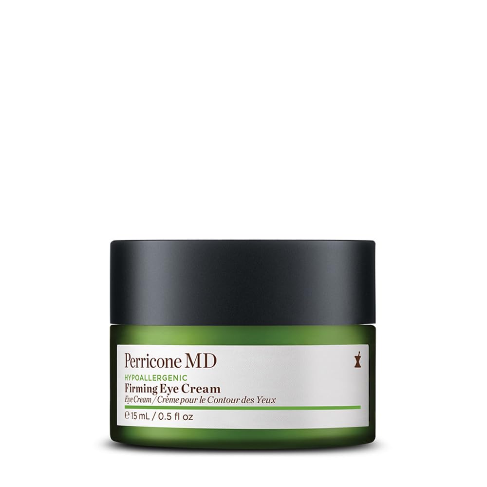 Perricone MD Hypoallergenic Firming Eye Cream 0.5 oz Jar - Clean Beauty for Sensitive Eyes