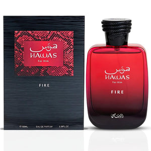 RASASI Hawas Fire Eau de Parfum for Men 100 ml Arabian fragrance bottle