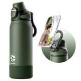 Magnetic Thermal Water Bottle Stainless Steel – Leakproof Vacuum Insulated Flask for Sports, Travel & Camping (600ml/1000ml)