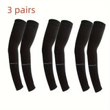 UV Protection Arm Sleeves Breathable Ice Silk Cooling Sleeves for Sports Outdoor