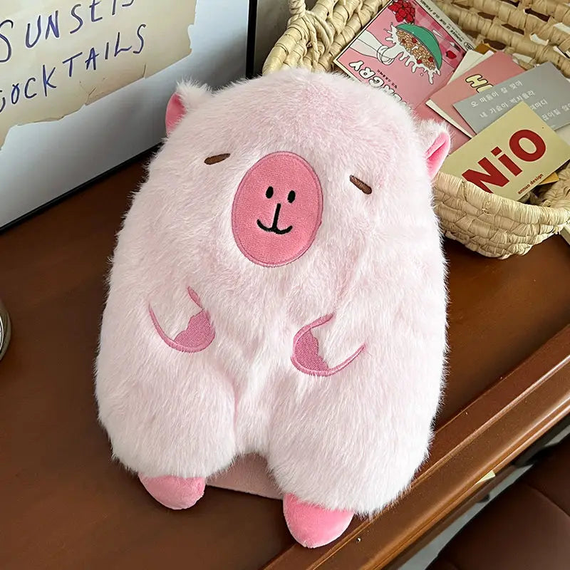 Capybara Cute Hot Water Bottle Plush Kawaii Hand Warmer for Girls Kids