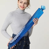 3L Cute Hot Water Bottle Belt Plush Cover Leakproof Belly Waist Warmer